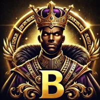 DALL·E 2024-09-11 18.22.02 - A regal avatar for 'KING B,' featuring a bold and royal figure w...webp